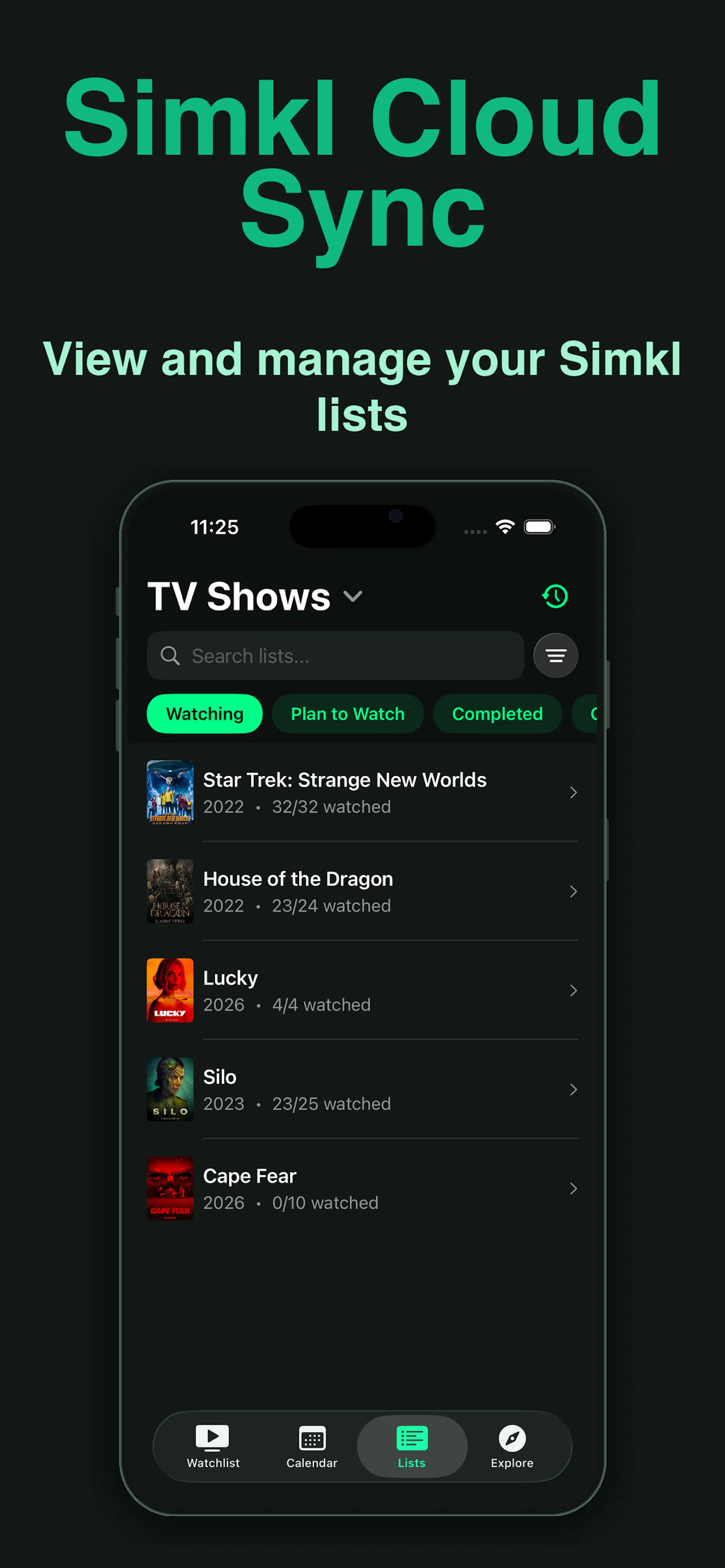 Scaena: TV & Movie Tracker screenshot 4
