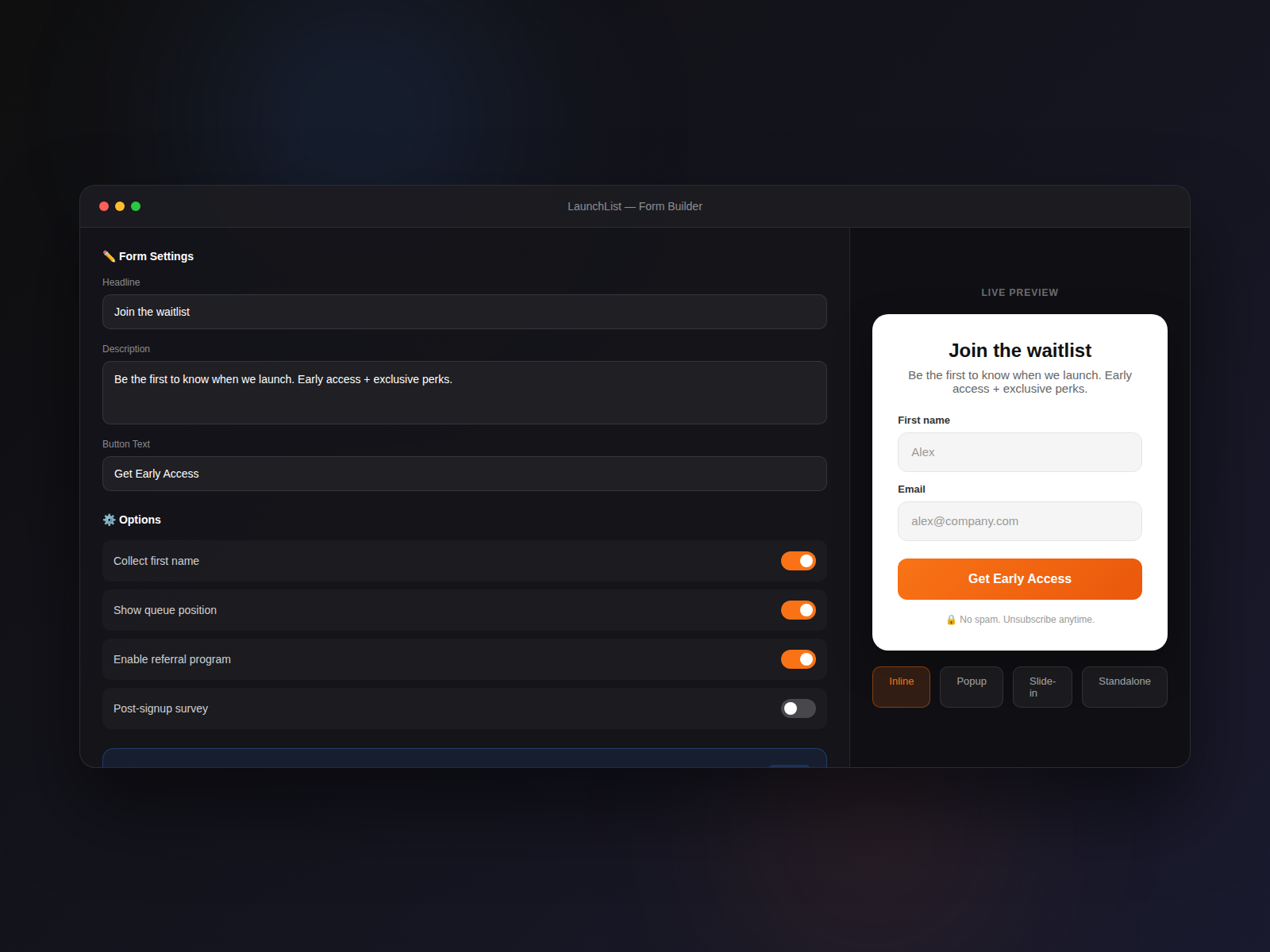 Launch List for Framer gallery image