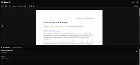 Reportly gallery image