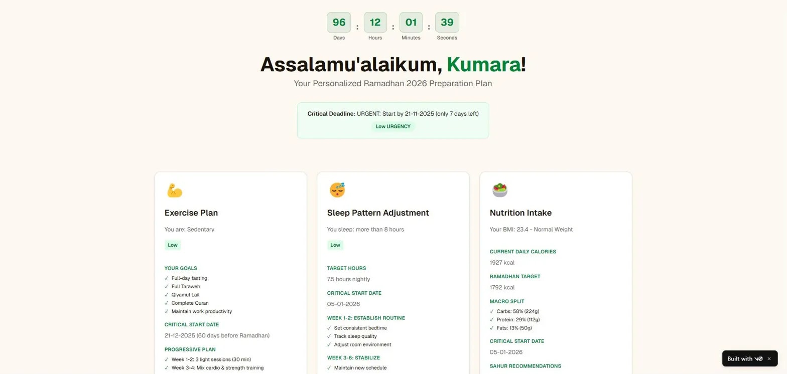 Personalized Plan - Screenshot 5 showing product features and functionality
