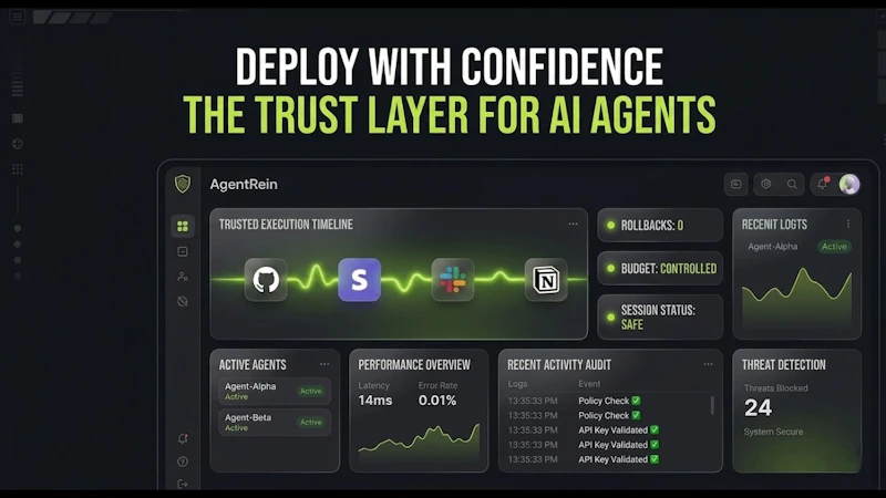 AgentRein screenshot 1 (video preview)