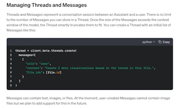 Sviluppatori che sfruttano le funzionalità dell&rsquo;API degli Assistenti per creare assistenti di intelligenza artificiale.