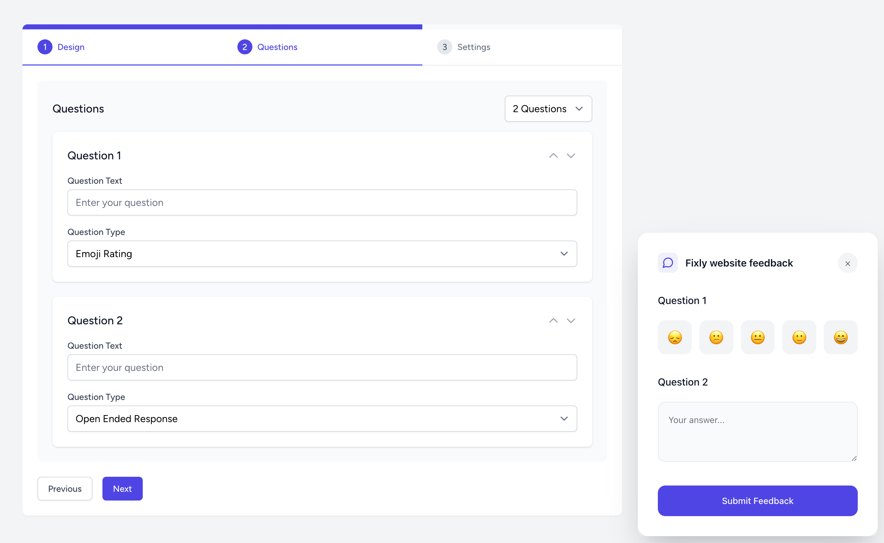 وسائط Feedblox - التقاط رؤى المستخدم مع واجهة واجهة مستخدم وصفحات المسح المدمجة 2