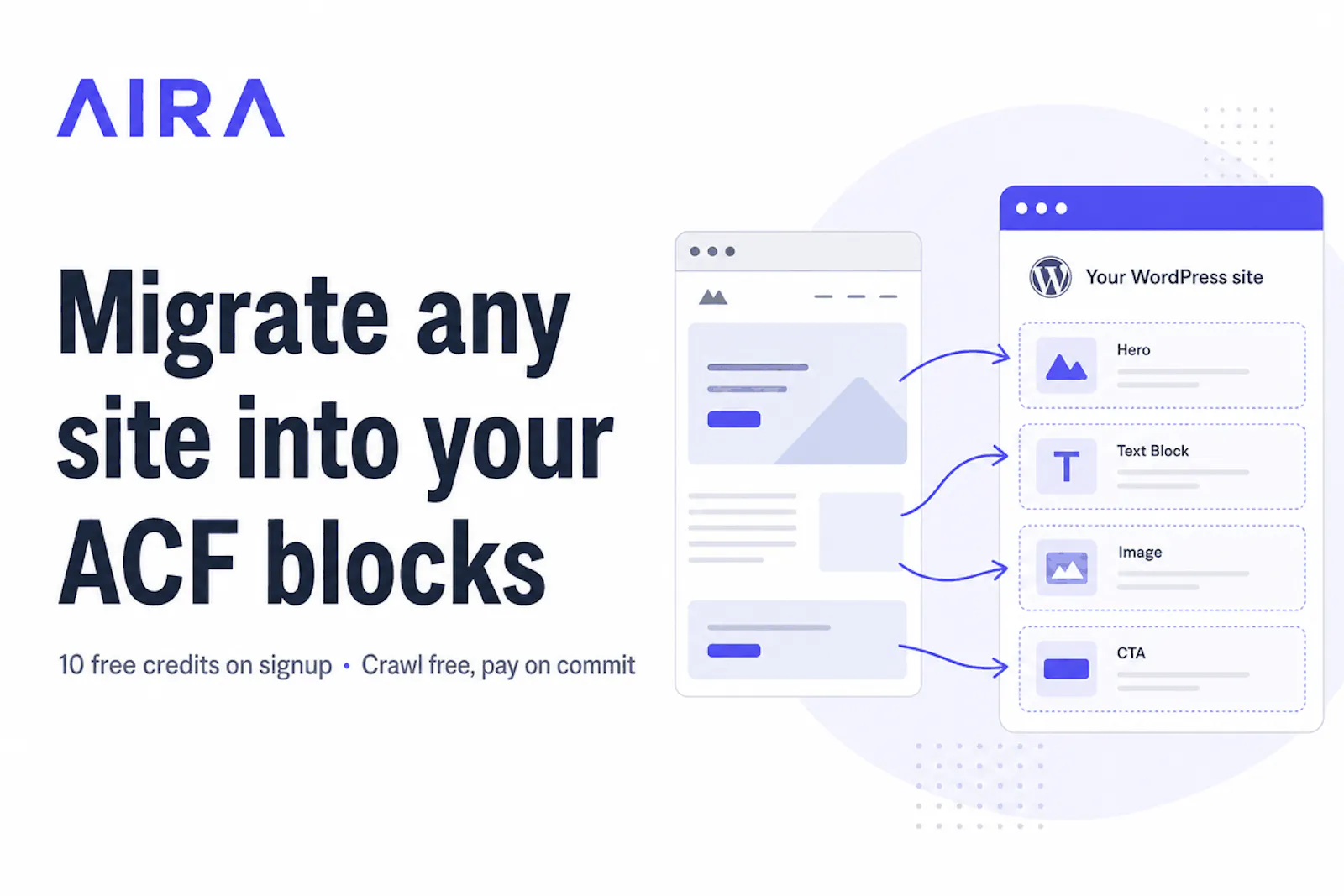 AIRA | Migrate Any Website to ACF Blocks screenshot 2