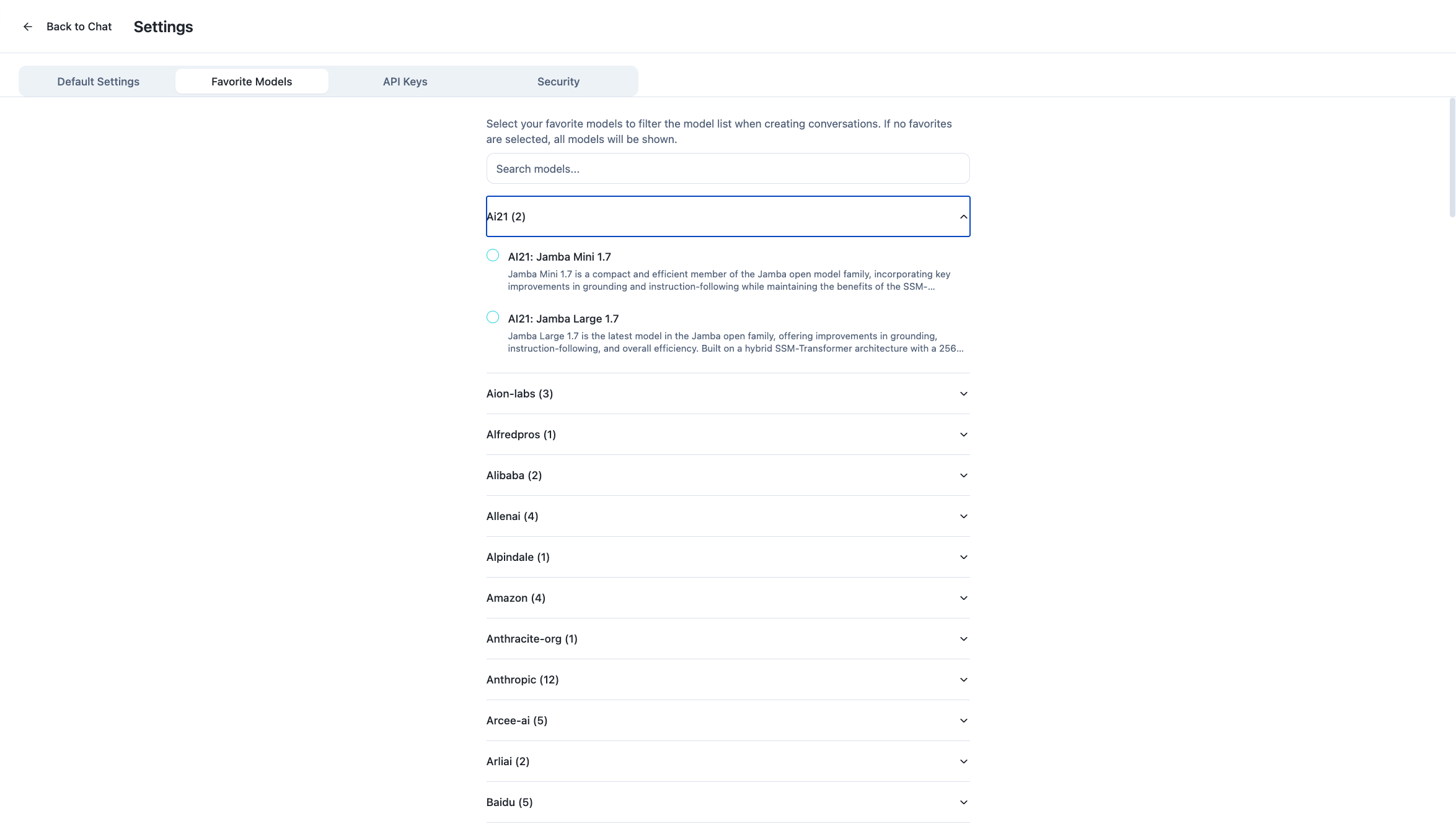 Open Muse Chat - Screenshot 4 showing product features and functionality