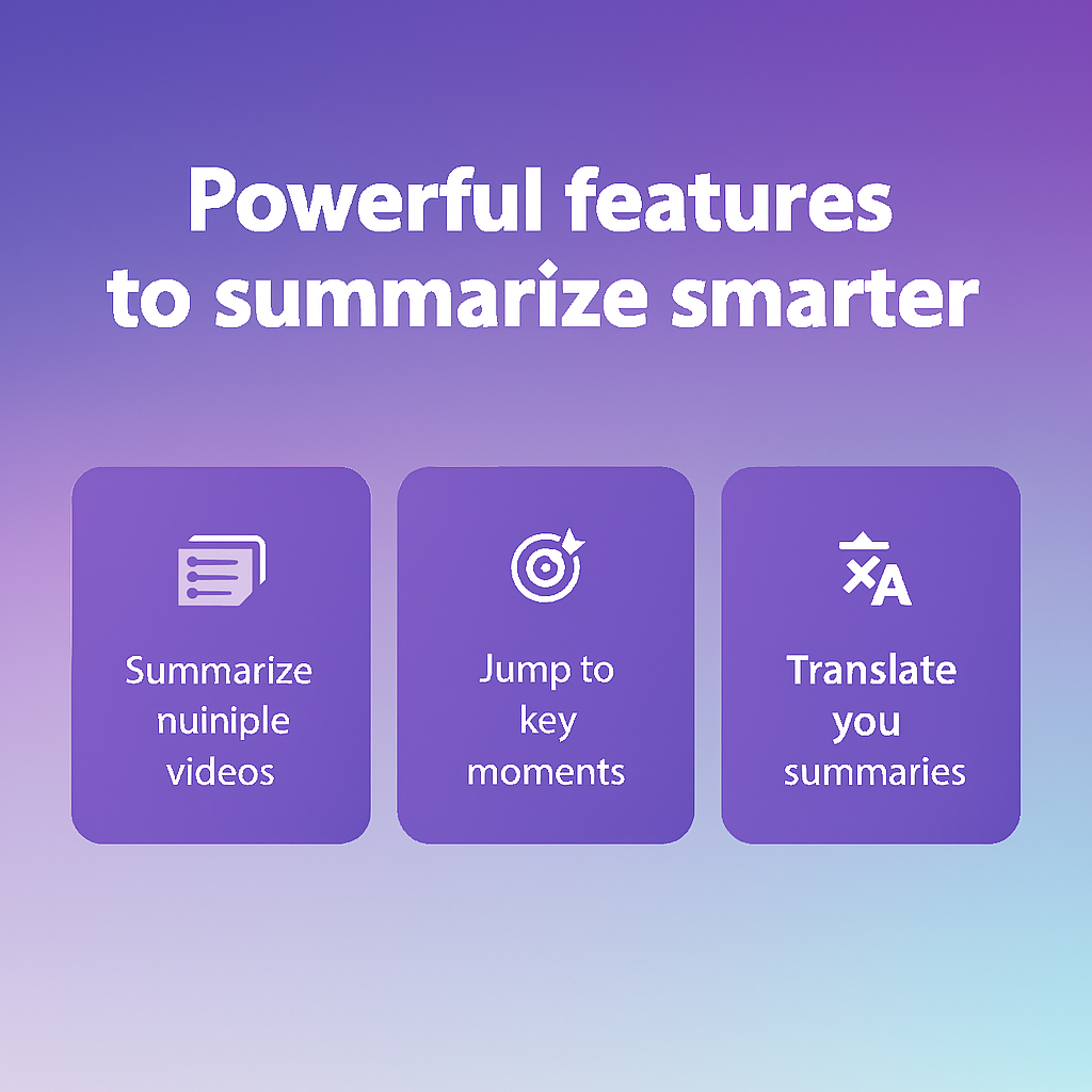 YouTube Summarizer gallery image