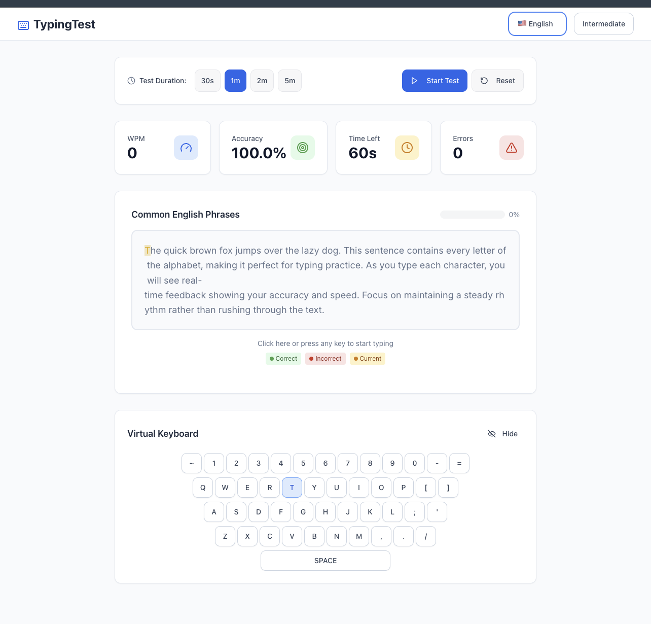 Tipingtest - Ücretsiz yazma testi medya 1
