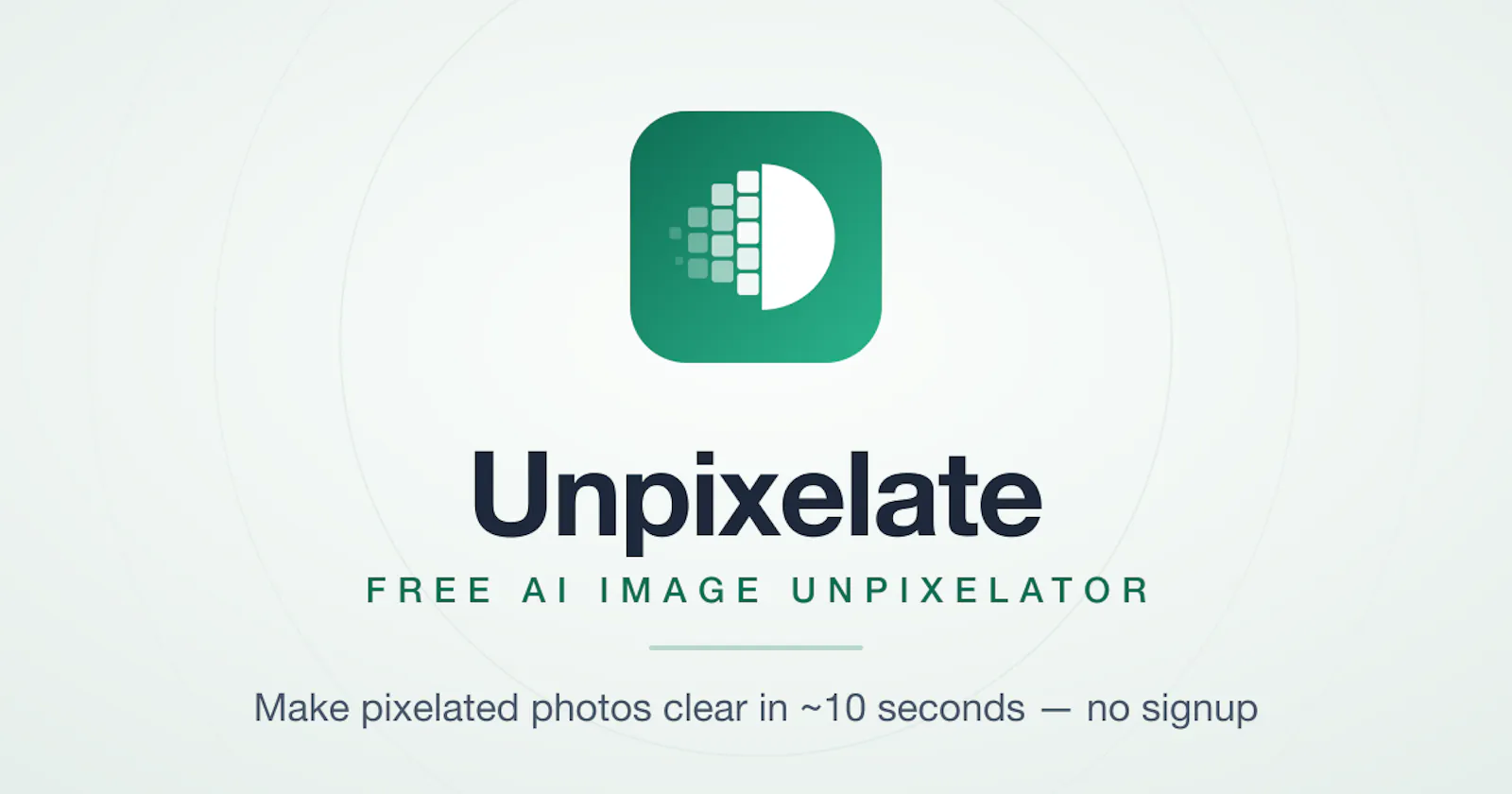 Unpixelate screenshot 1