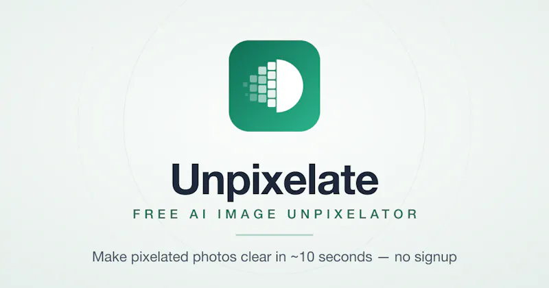 Unpixelate screenshot 1