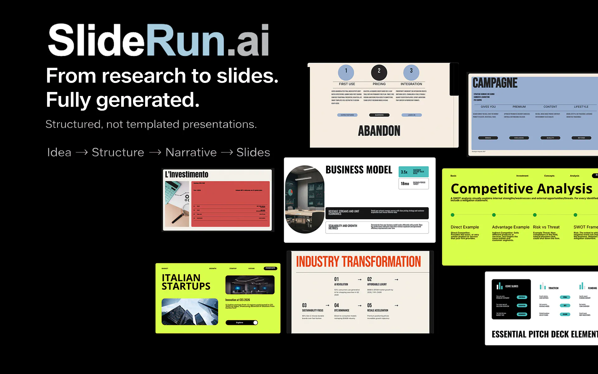 Banner del producto SlideRun