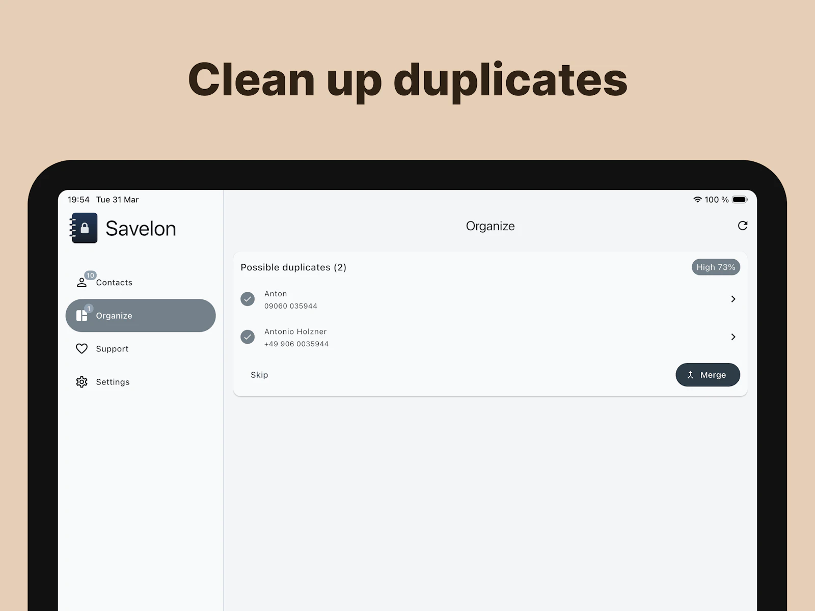 Savelon screenshot 4