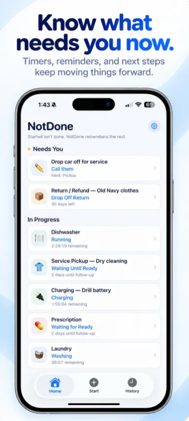 NotDone — Started isn’t done. gallery image