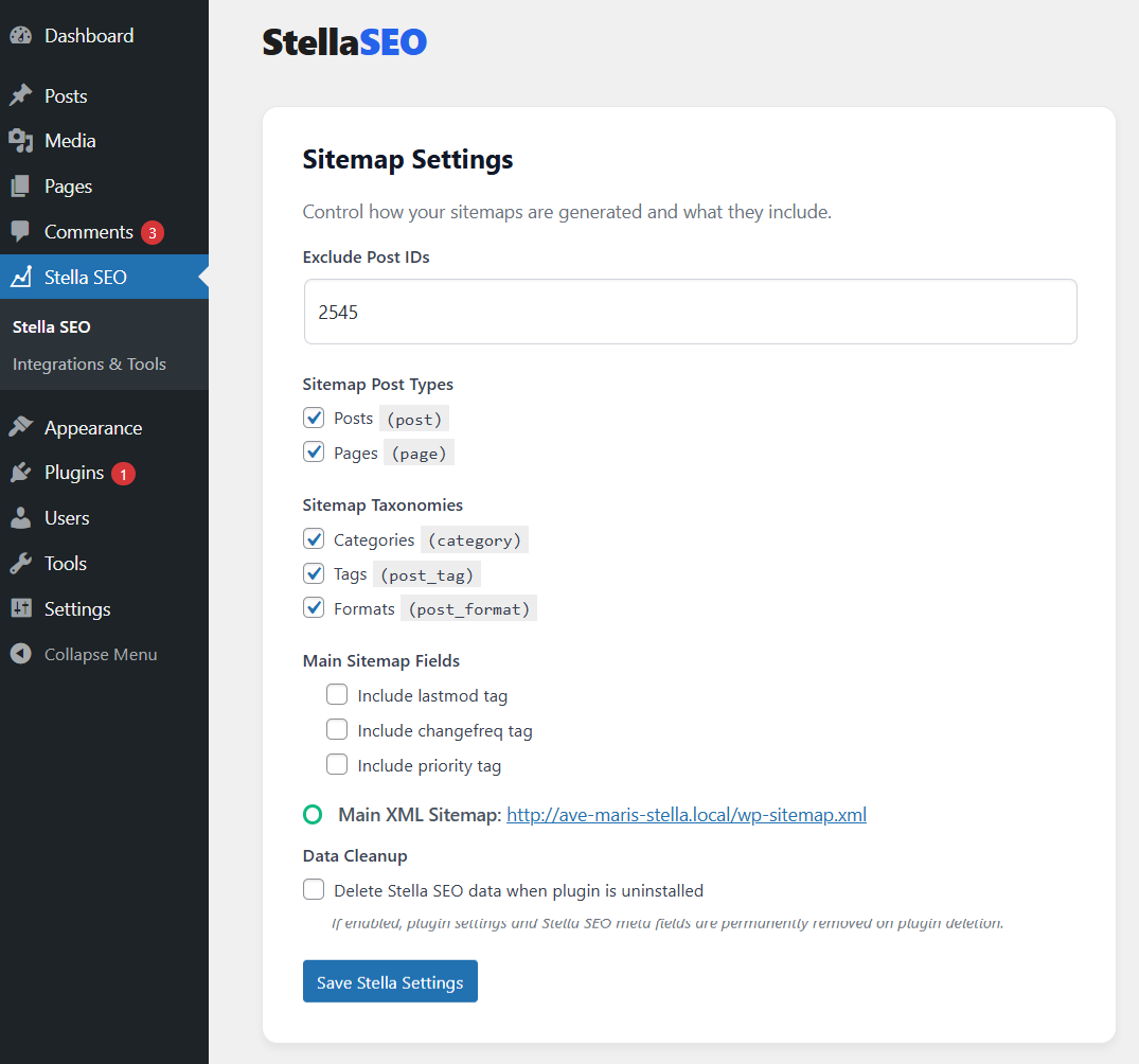 Stella SEO - Fast SEO+XML Sitemap plugin gallery image