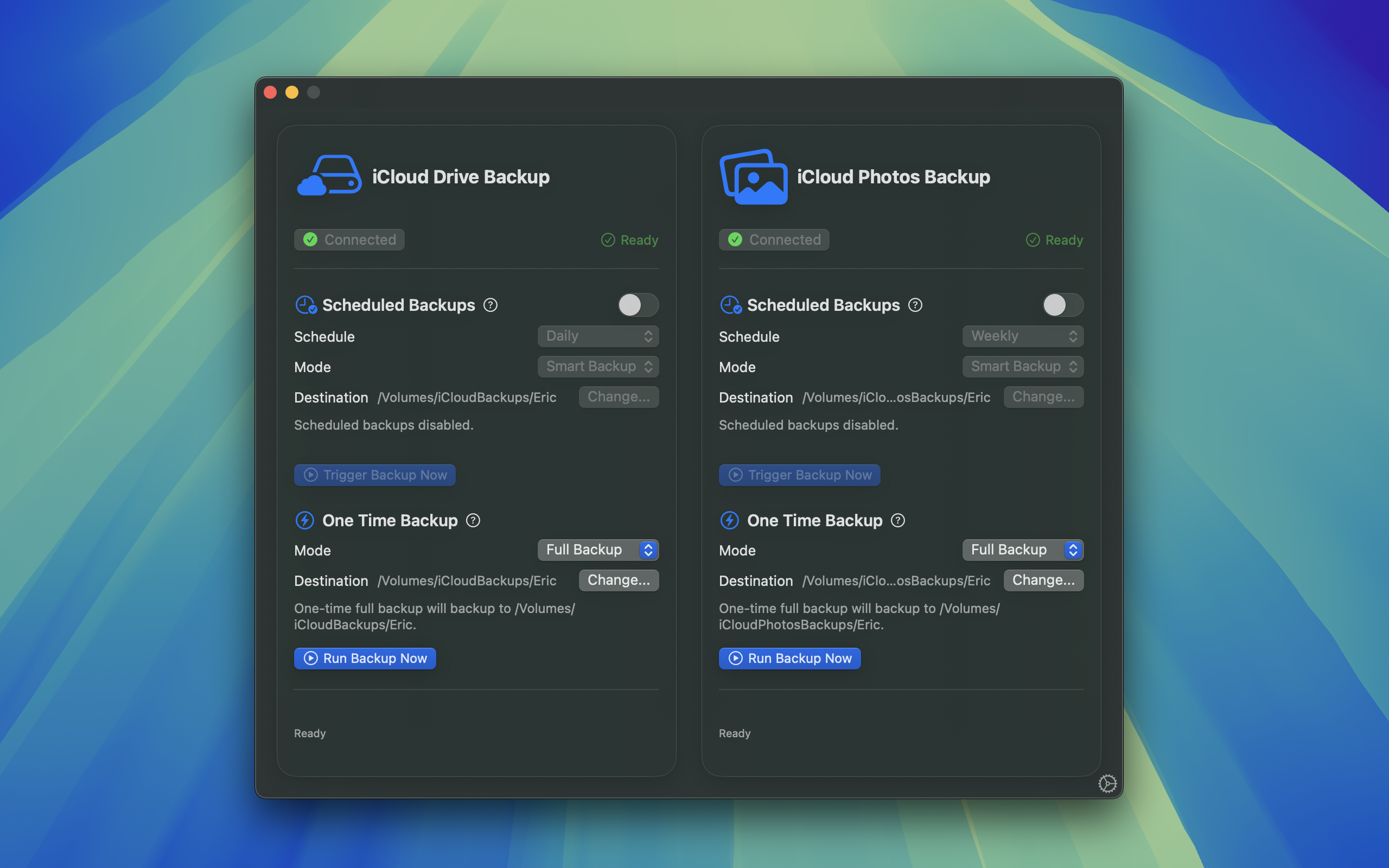 Backup del paracadute - Backup senza soluzione di continuità per iCloud Drive e iCloud foto media 2