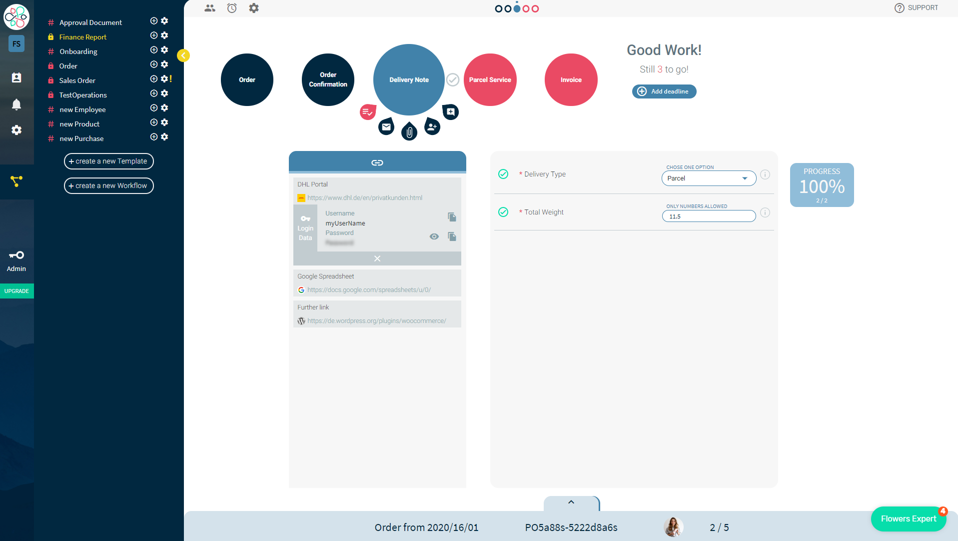 Flowers Workflowmanagment gallery image