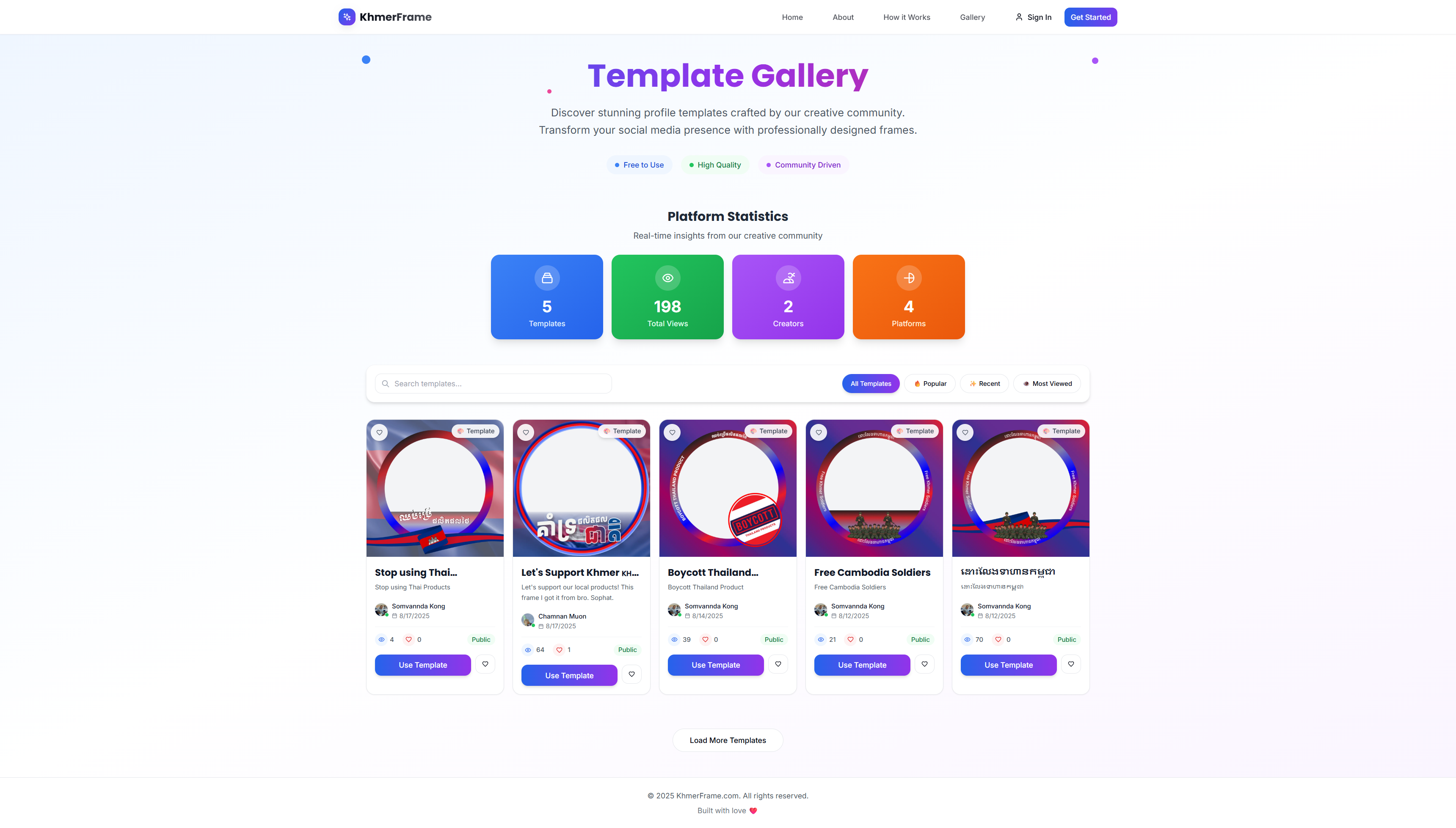KhmerFrame.com - Social profile builder media 2