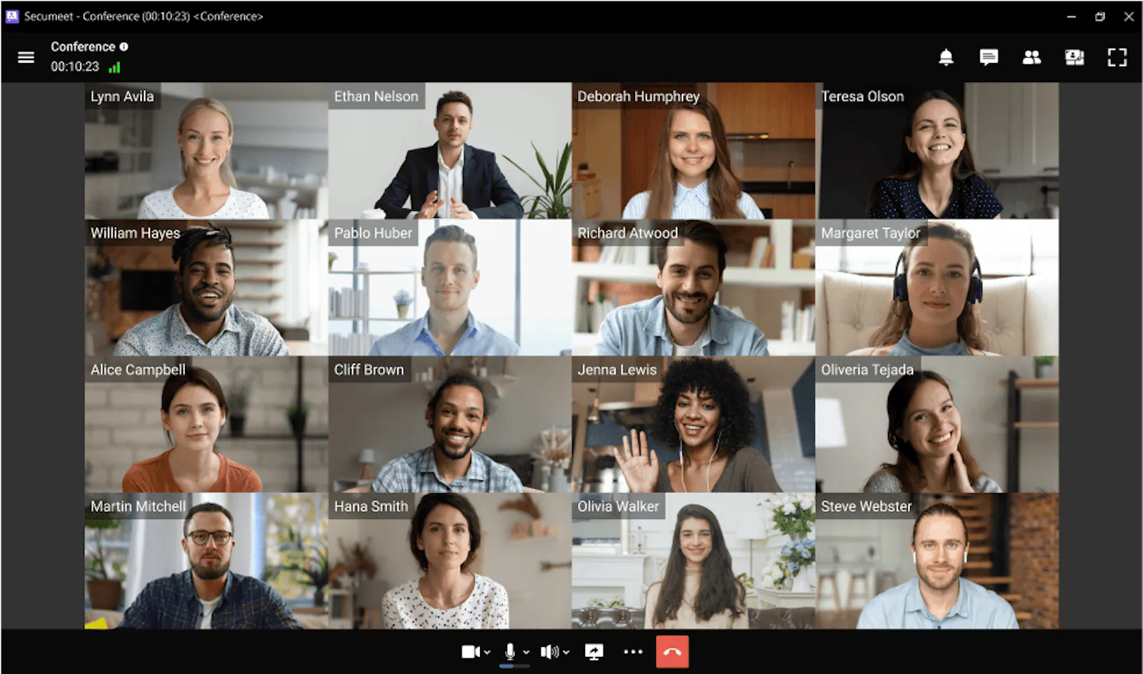 Secumeet screenshot 1