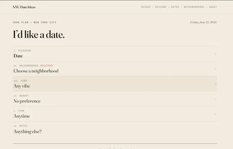 NYC Date Ideas screenshot 3