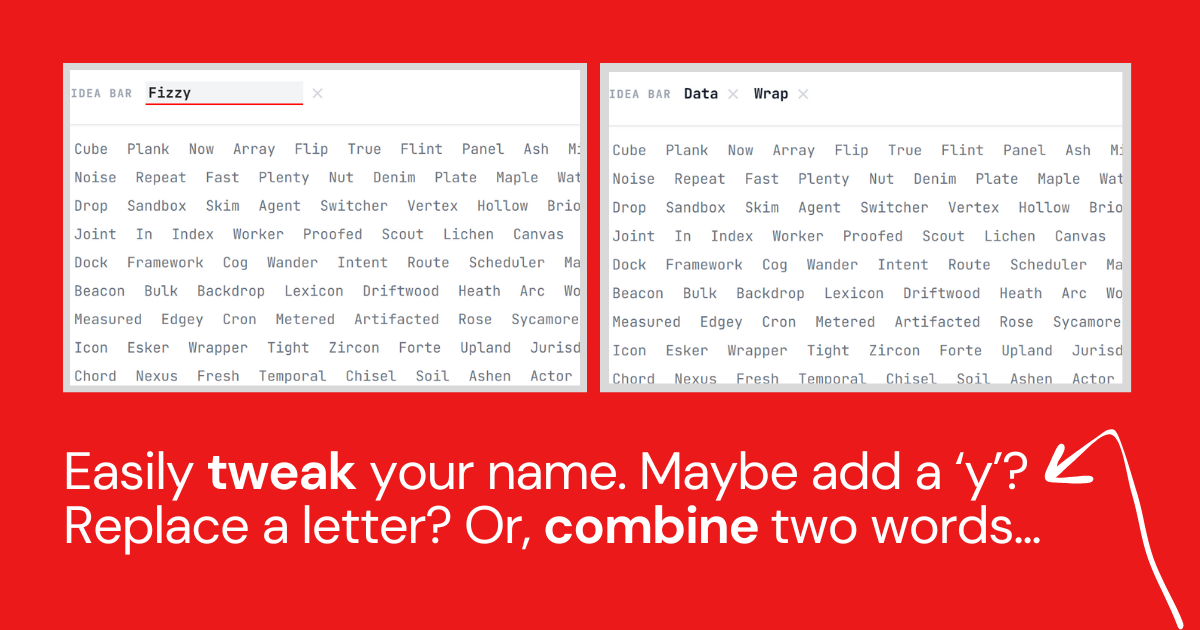 Stupid Easy Names - Screenshot 3 showing product features and functionality