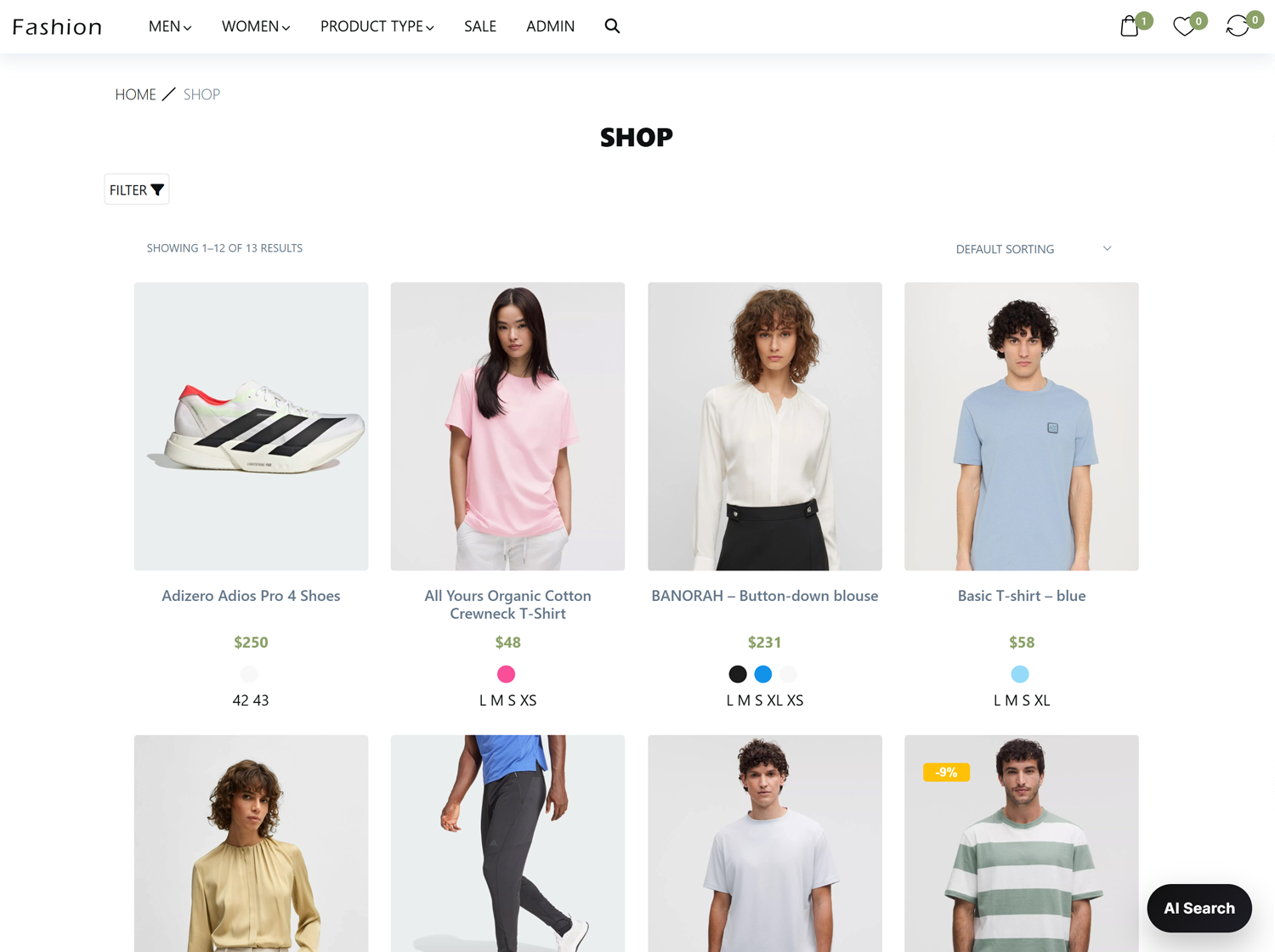 AI WooCommerce Search gallery image