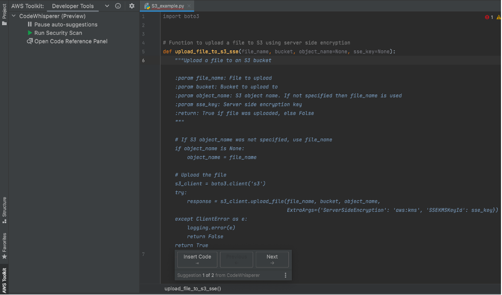 Amazon Codewhisperer media 5