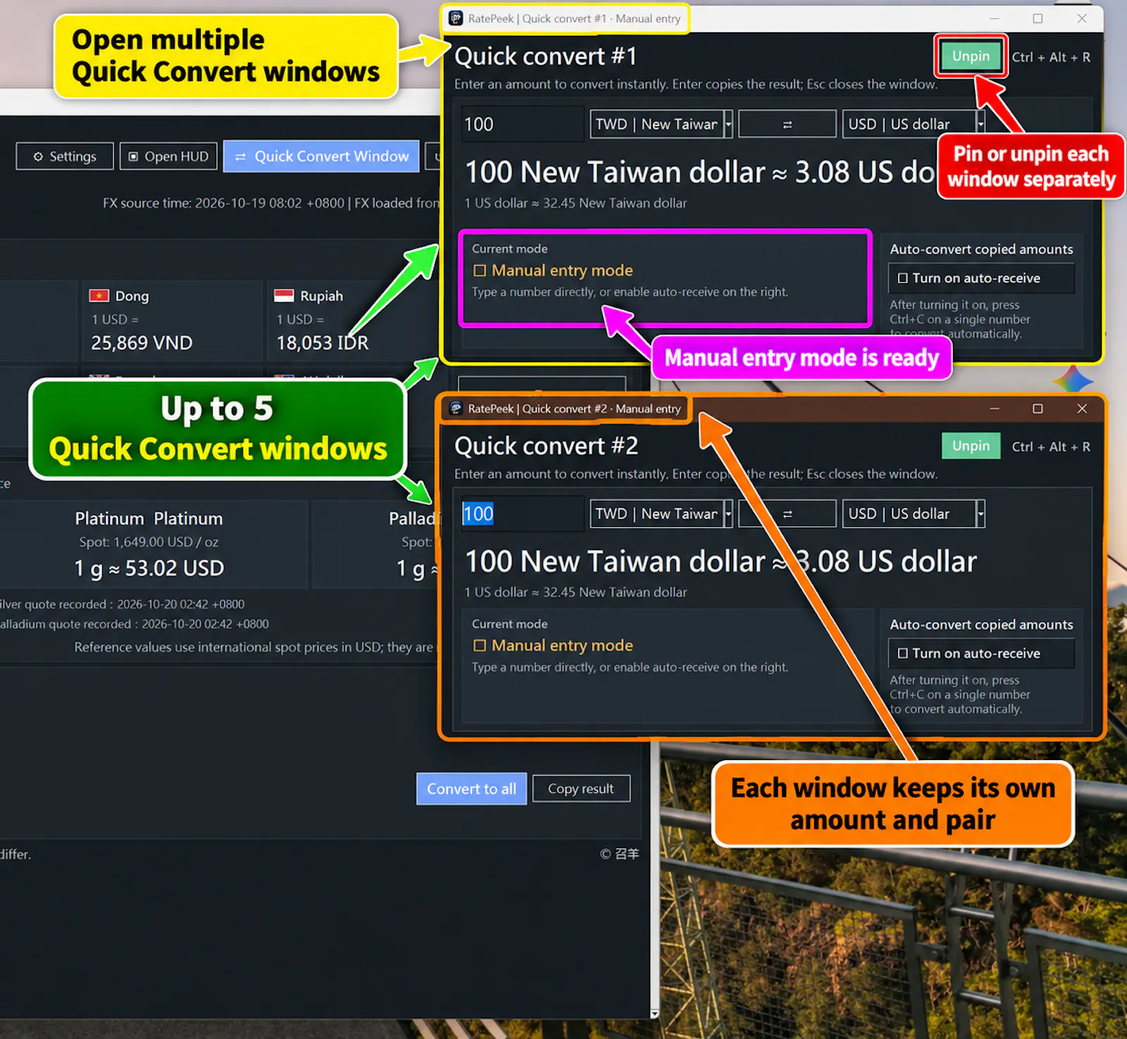 RatePeek v1.2 screenshot 3