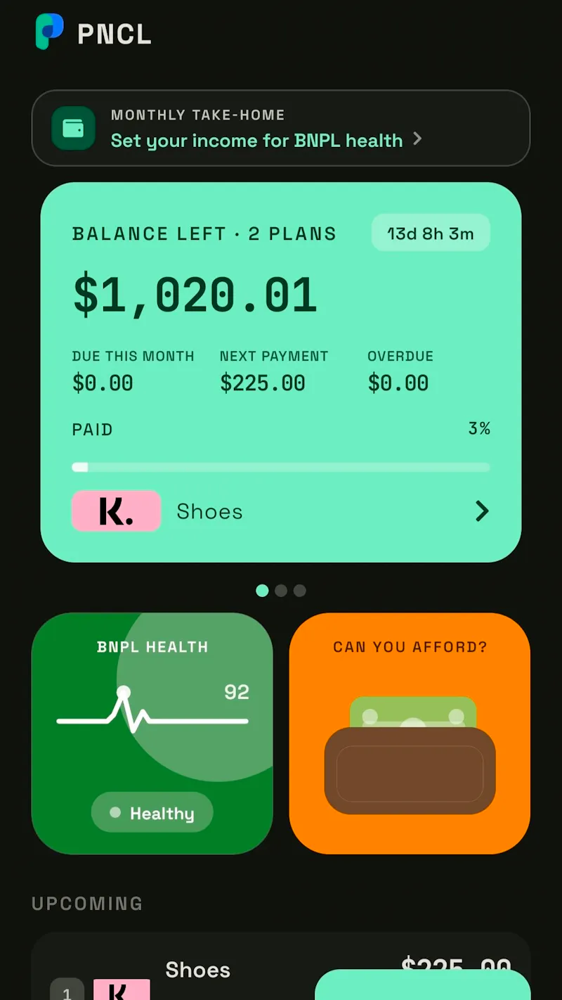 PNCL - BNPL Reminder & Manager screenshot 1