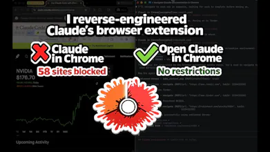 Open Claude in Chrome gallery image