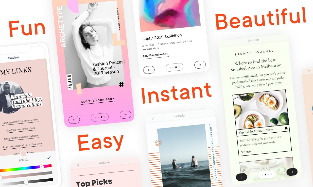 Média Pages de chasse et de lancement de produits 1