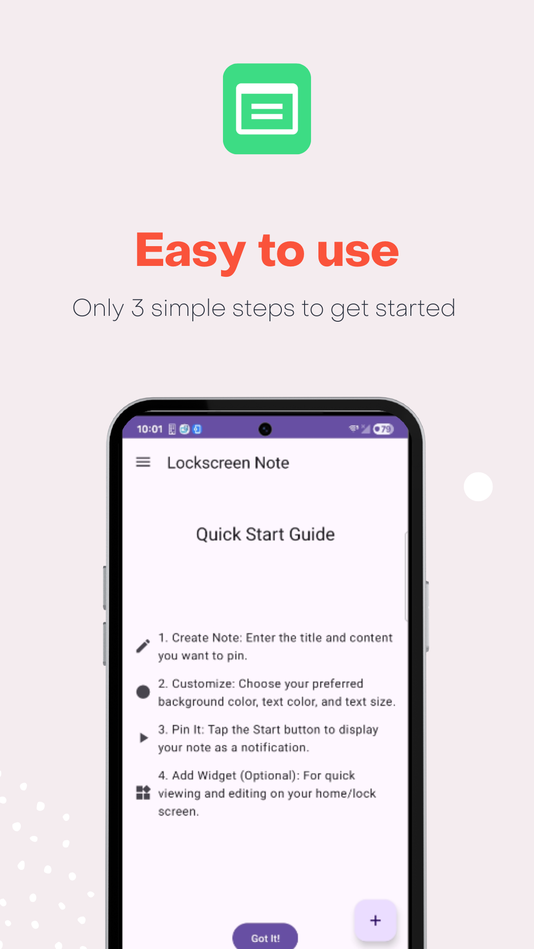 LockscreenNote - Never Miss What Matters gallery image