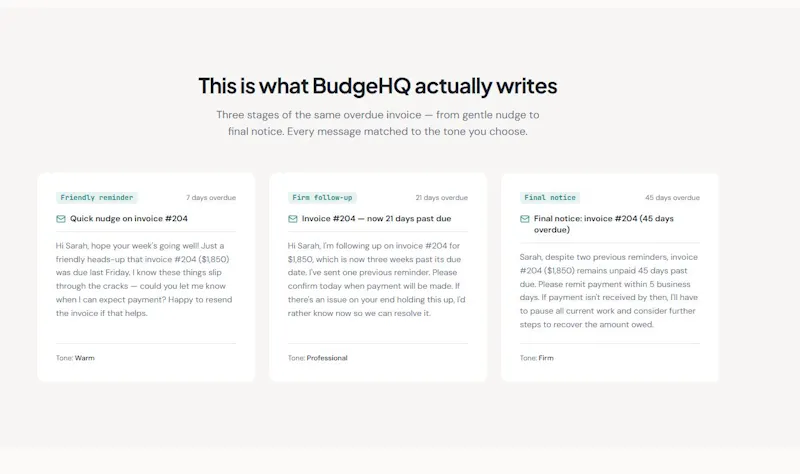 BudgeHQ  screenshot 3