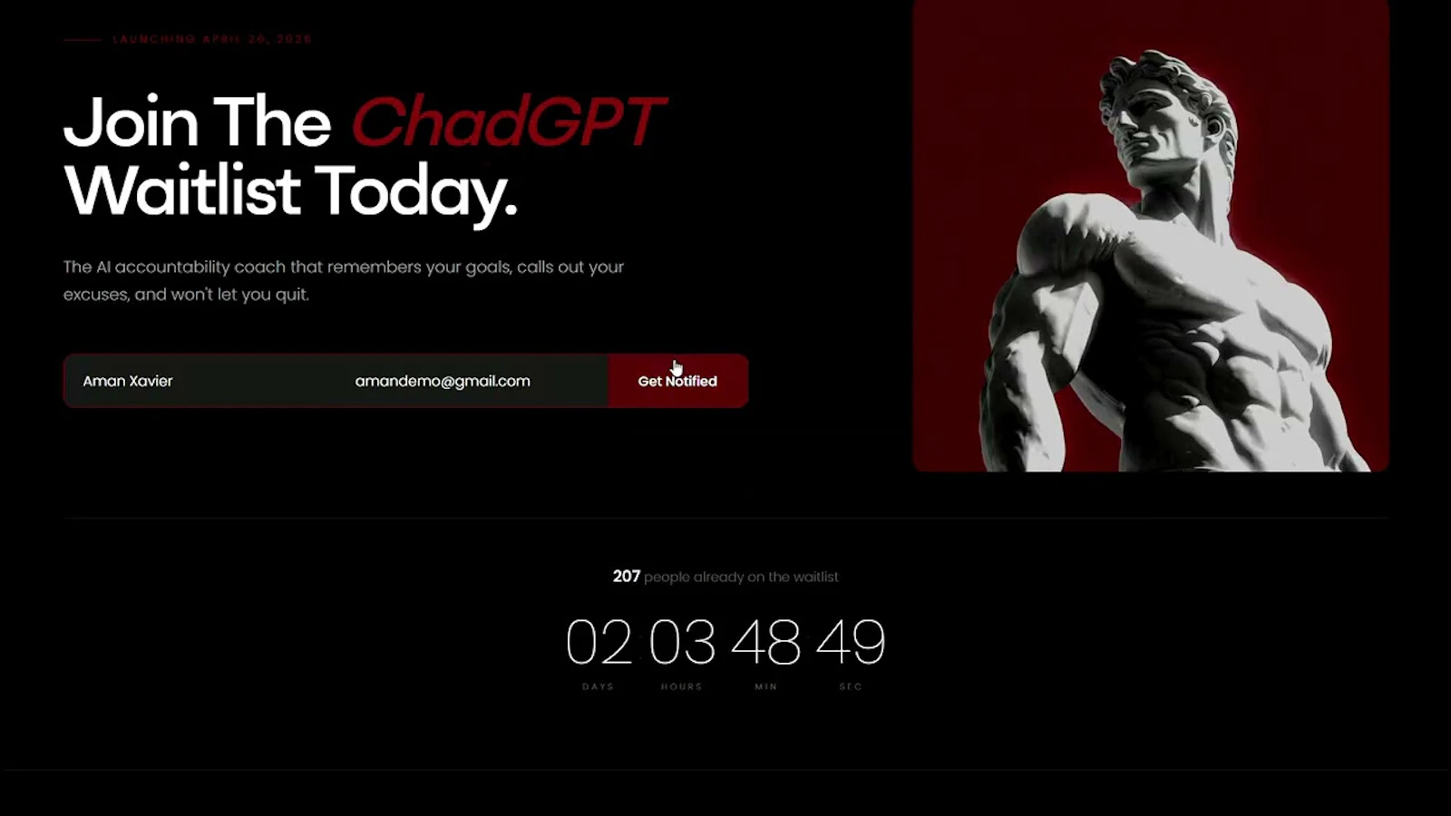 CHADgpt by A2B screenshot 1 (video preview)