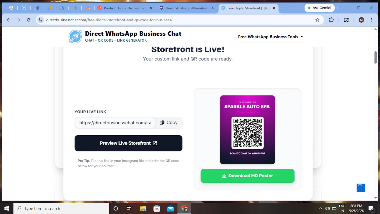 Direct Business Chat screenshot 1