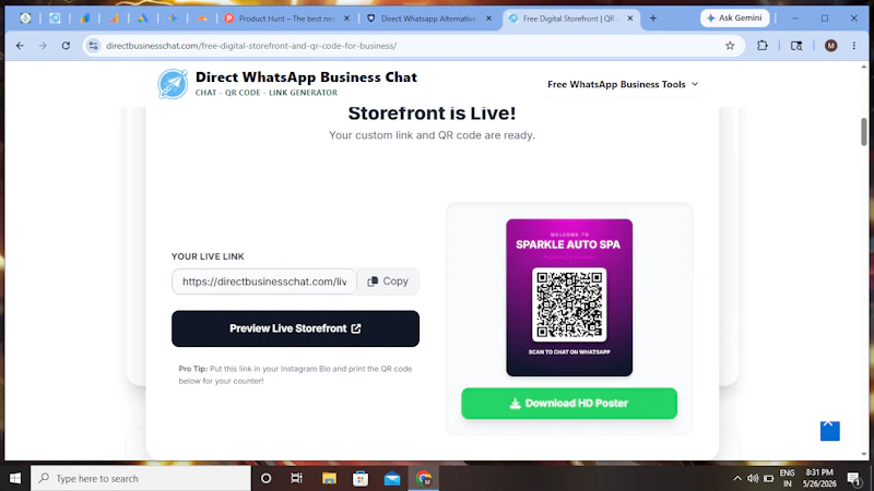 Direct Business Chat screenshot 1