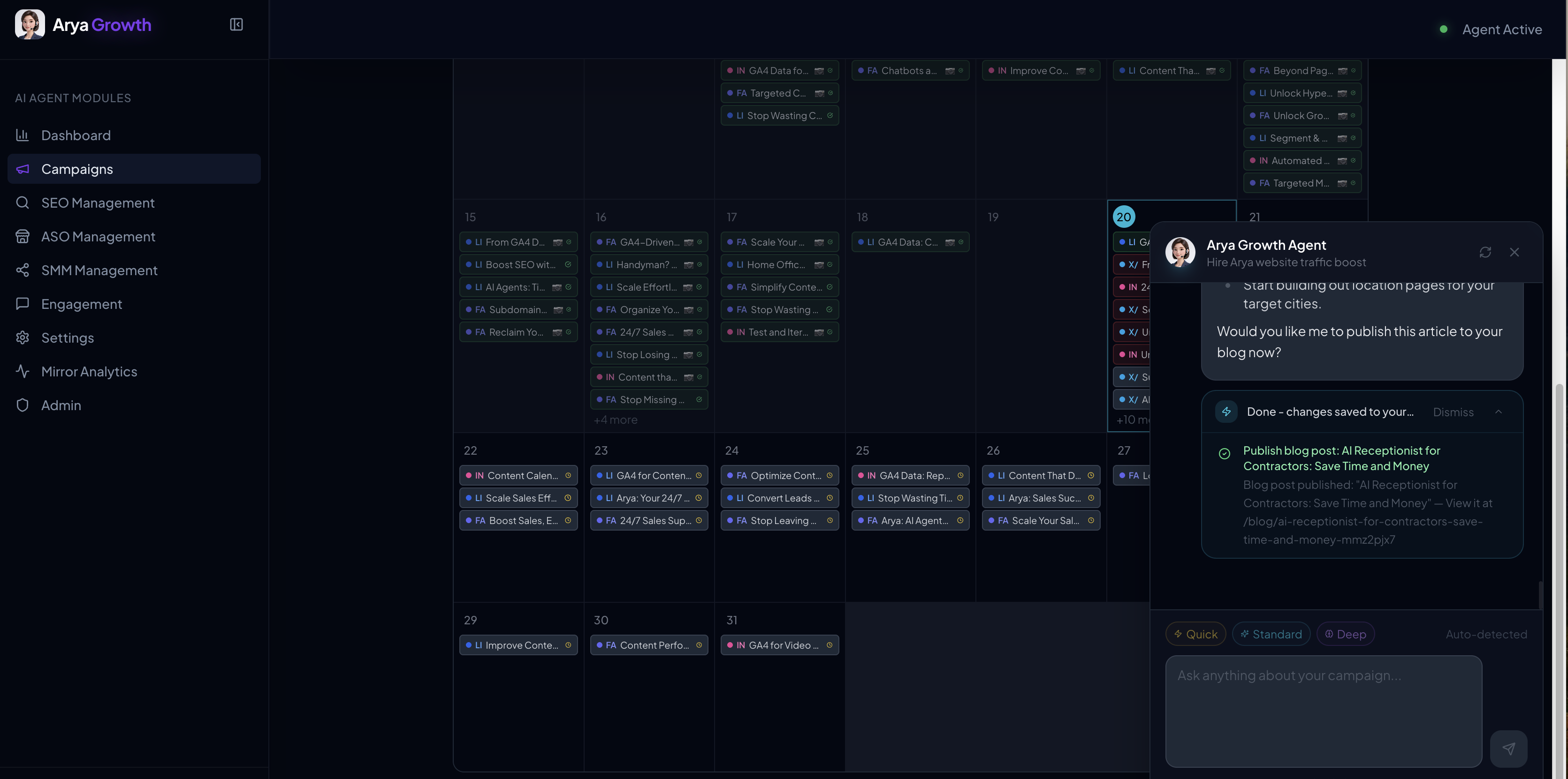 Arya— AI workforce for small businesses. gallery image