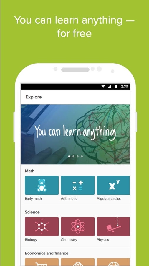 Khan Academy in your pocket gallery image