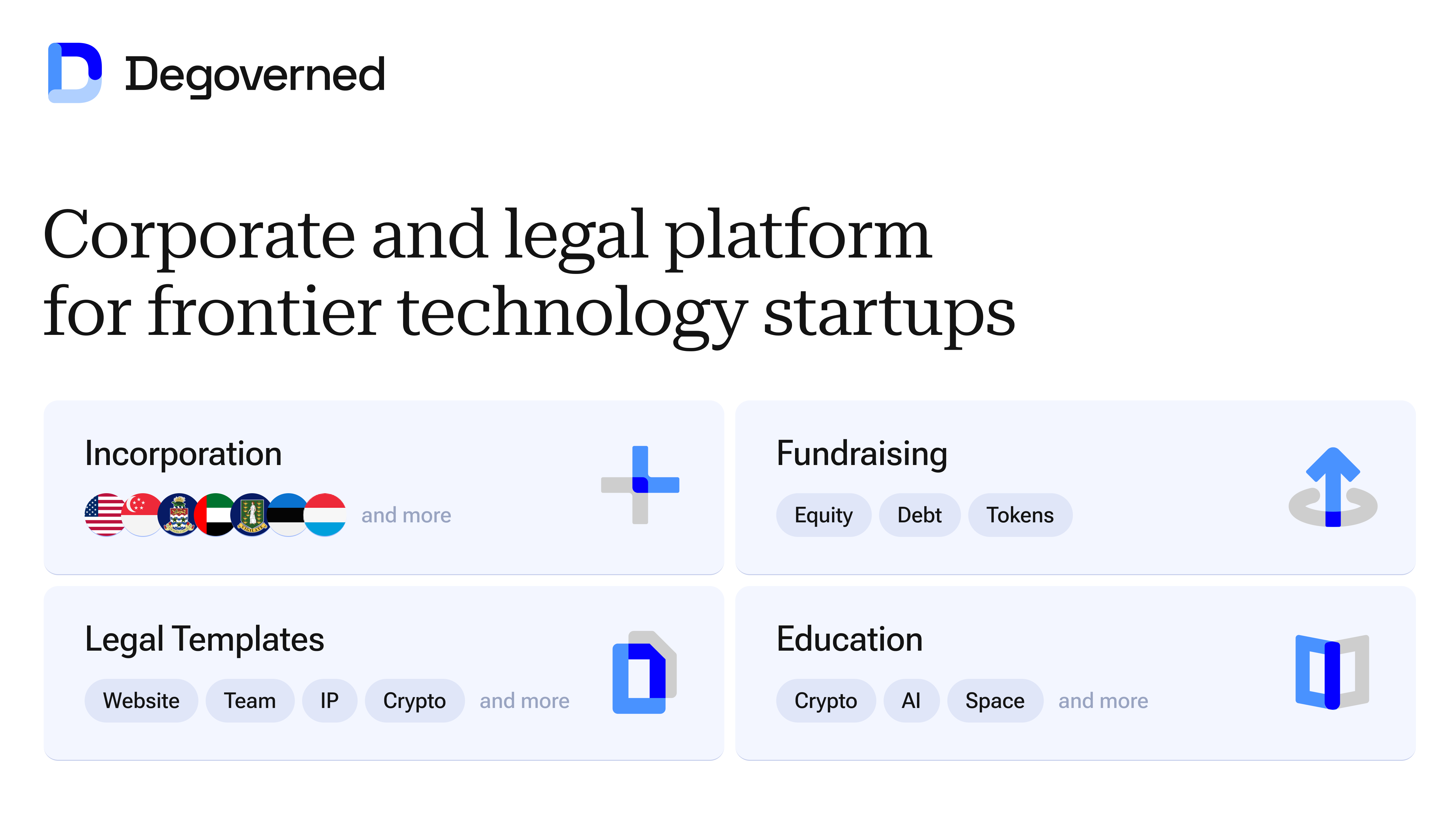 startuptile Degoverned-Modern legal platform for technology startups