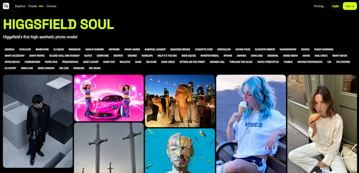Higgsfield Soul产品图