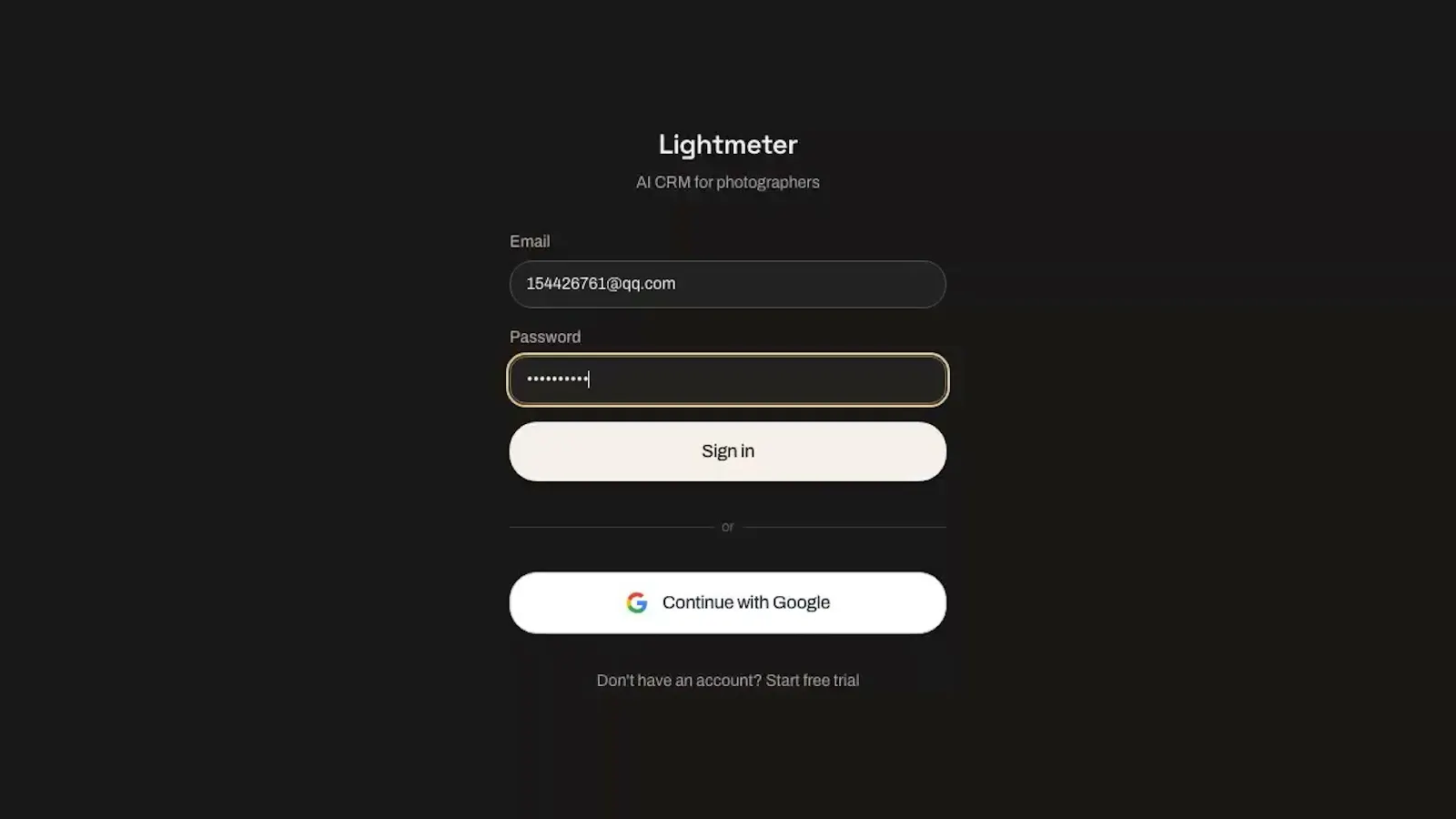 Lightmeter screenshot 1 (video preview)