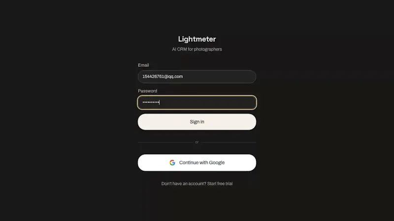 Lightmeter screenshot 1 (video preview)