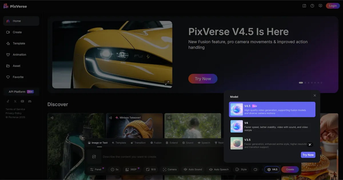 PixVerse V4.5