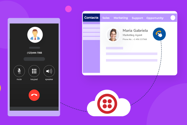 Twilio คลิกเพื่อโทรด้วย Suitecrm