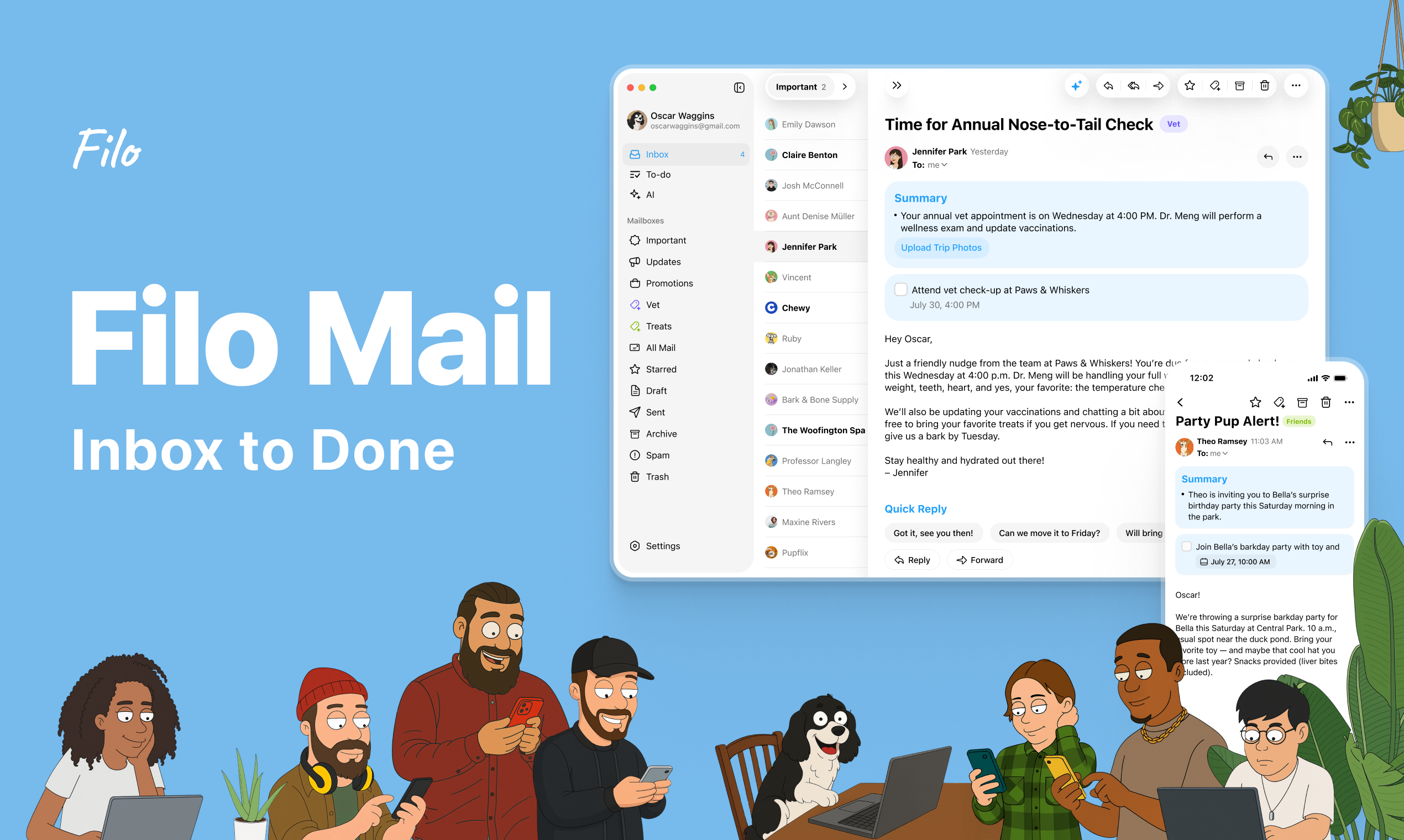 filo mail สำหรับ macos media 2