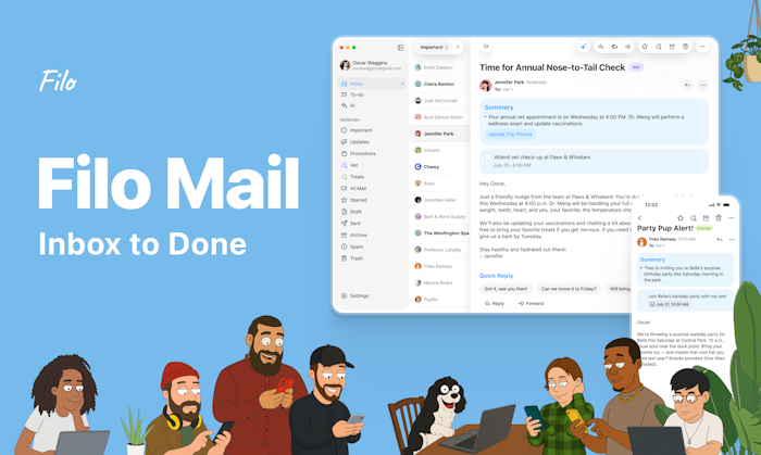 Filo Mail for  macOS产品图