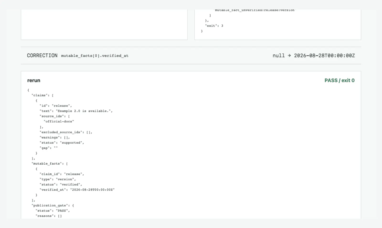 Source-to-Publish Evidence Gate screenshot 4