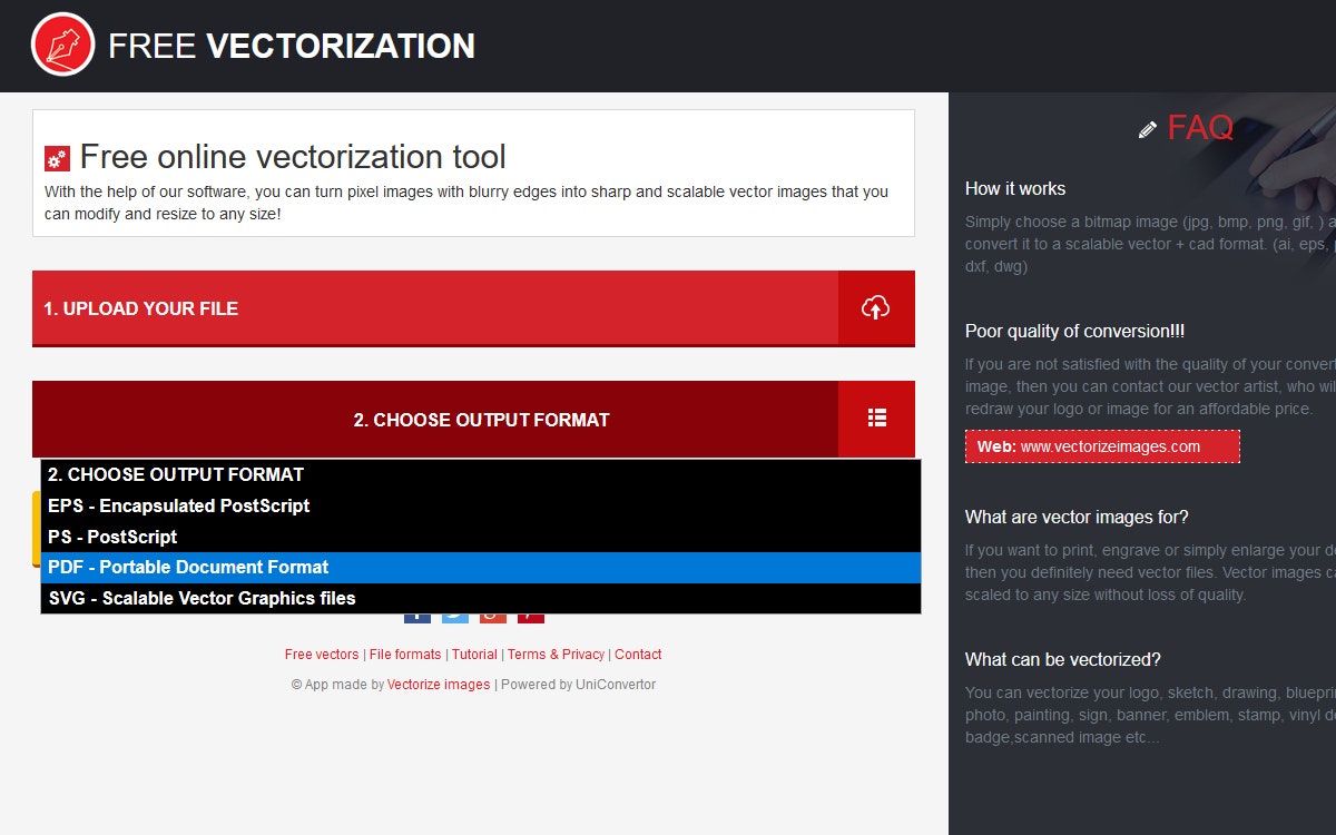 Free Vectorization Tool gallery image