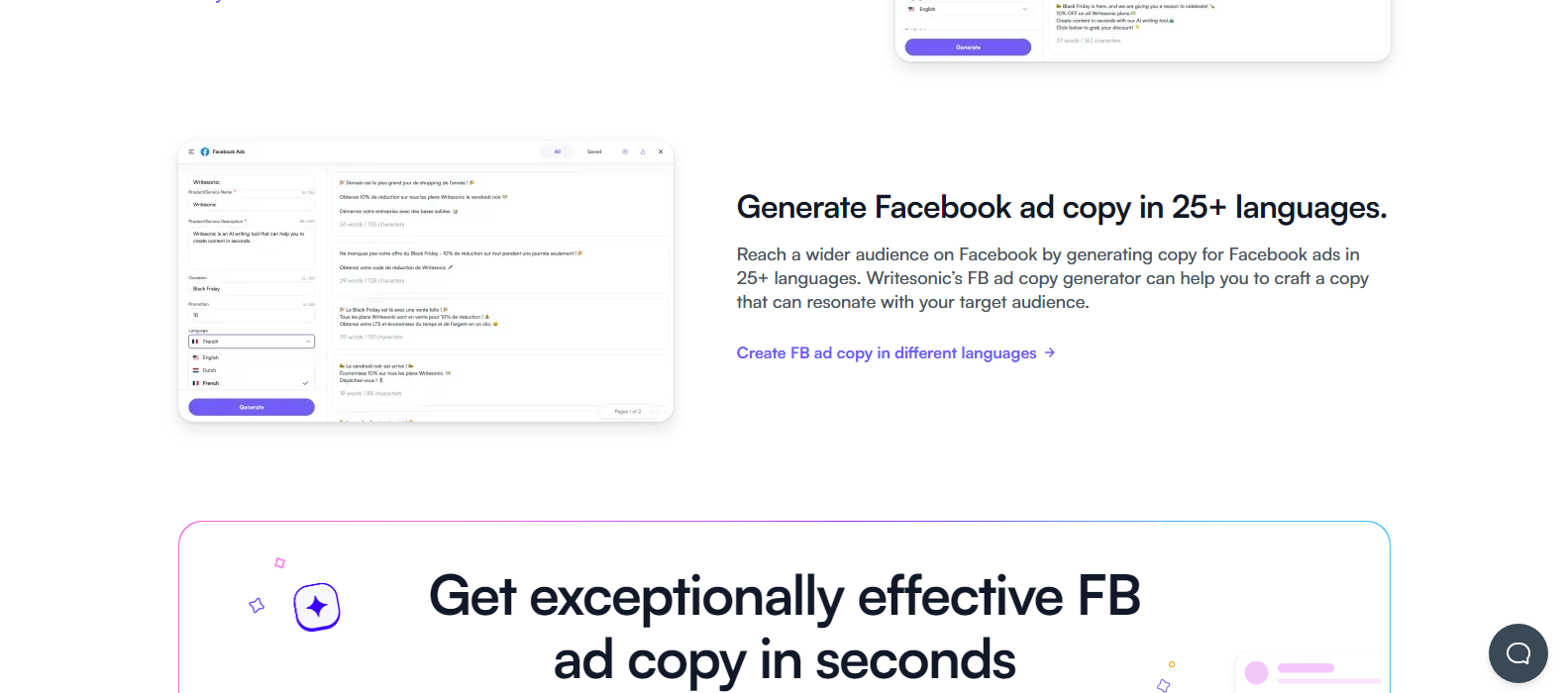 Generador de anuncios de Facebook - Generador de copias de anuncios de Facebook media 3