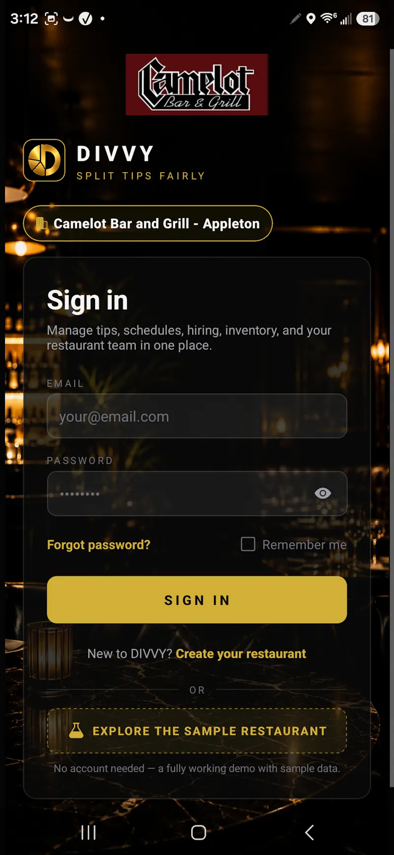 Divvy - Bar and Restaurant Software screenshot 2