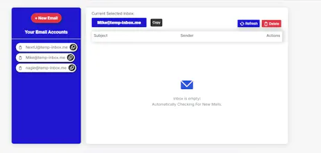 Temp inbox is a temporary email system gallery image