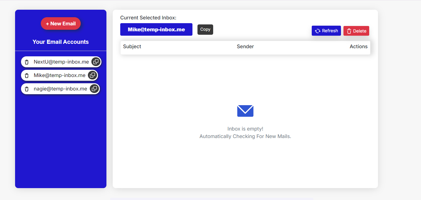 Temp inbox is a temporary email system media 1